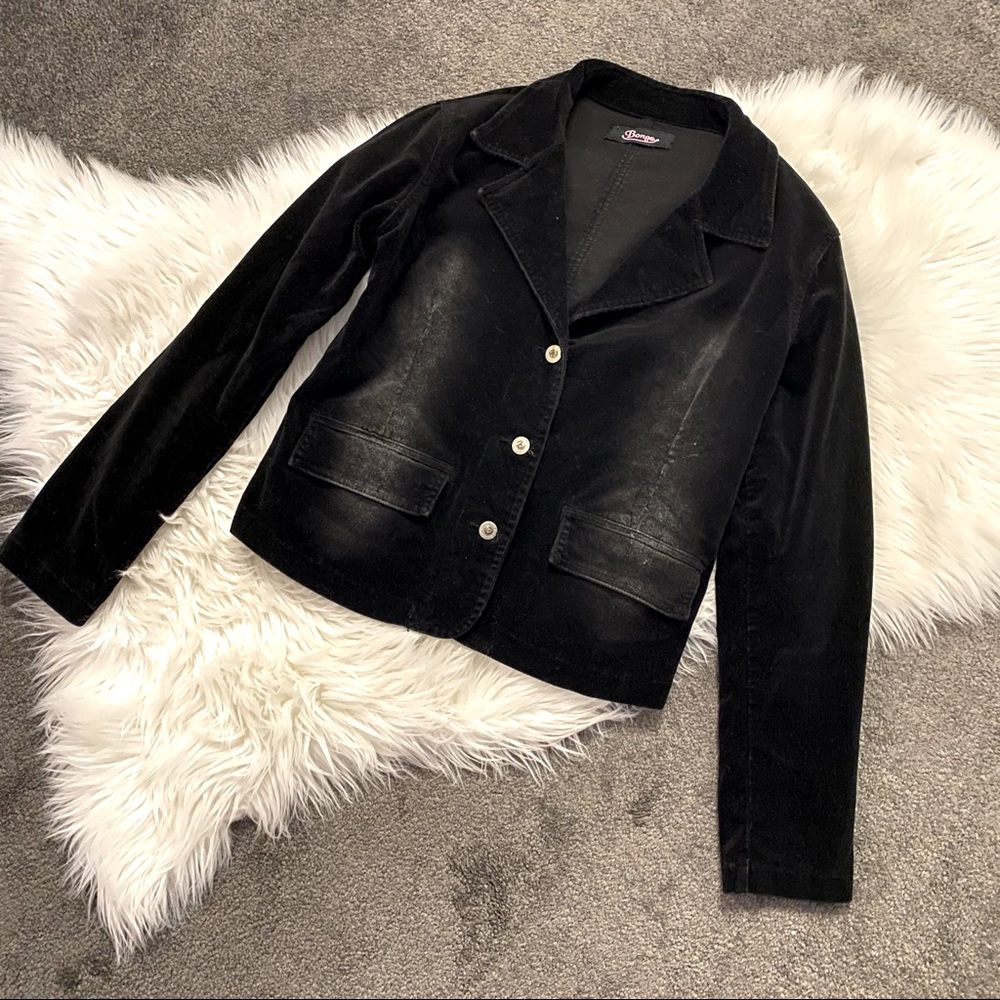 Black corduroy blazer